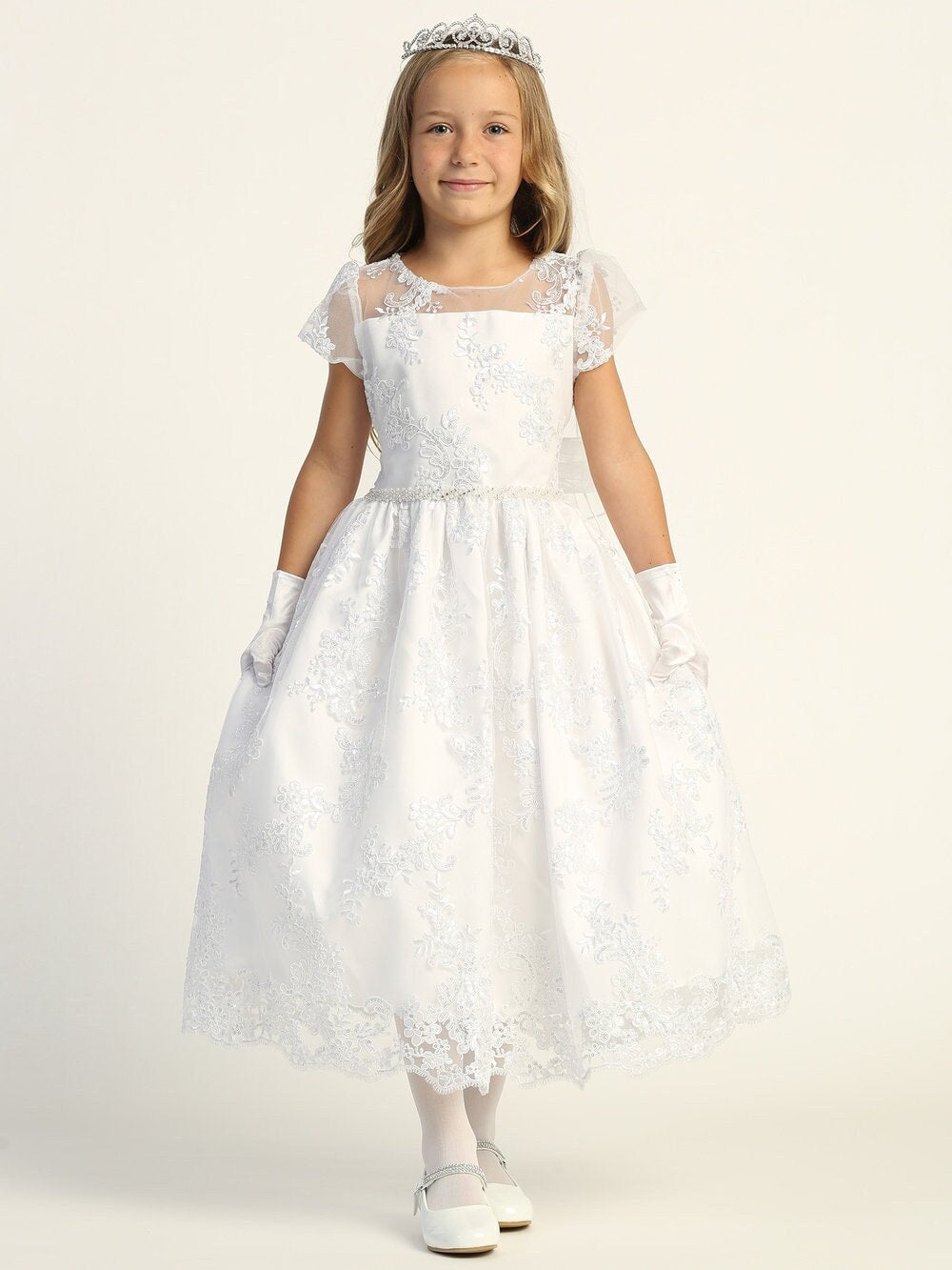 White 1st communion on sale dresses