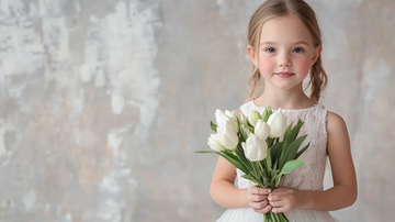 Girl performing Flower Girl duties