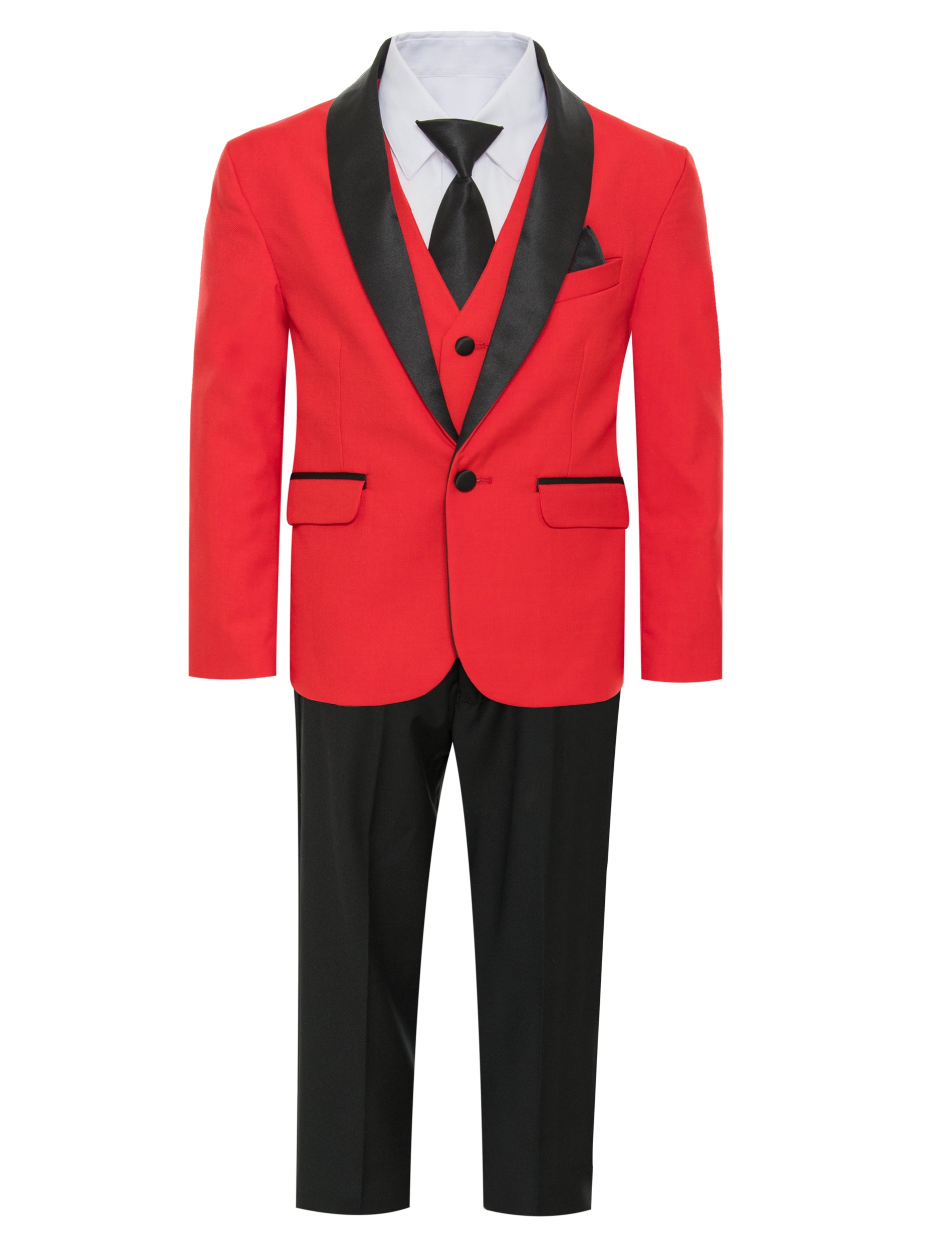 Red black clearance tuxedo jacket